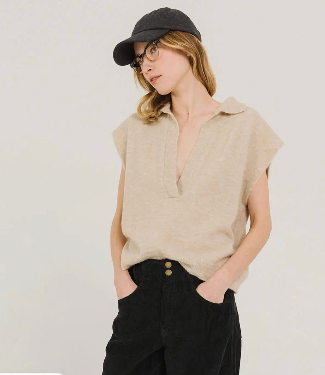 Tinsels Uxue Sweater Latte