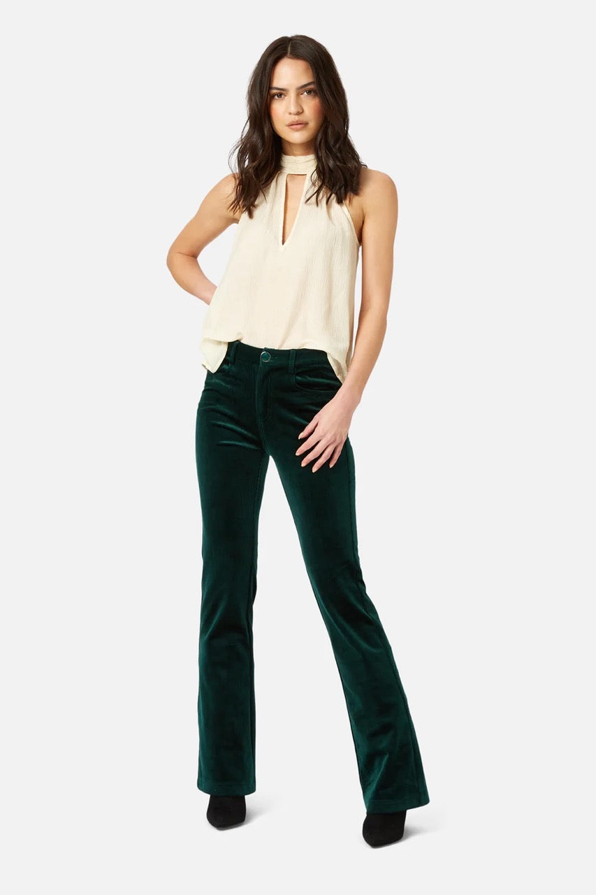 traffic People Bratter flare trousers Green