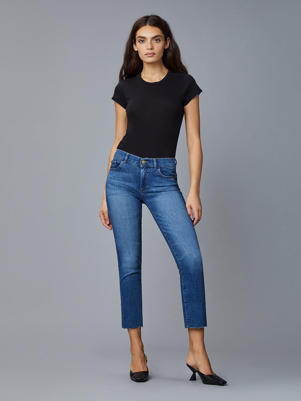 DL1961 Mara mid rise ankle jeans